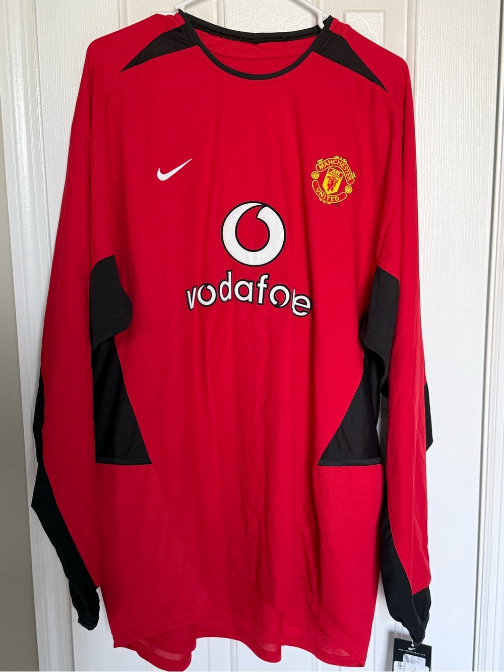 Manchester United Home Longsleeve Soccer Shirt 2002-2004 Ronaldo #7 Size XXL NWT